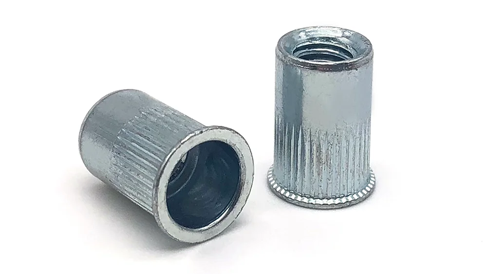 A2 A4 Stainless Steel M6 M8 Open Closed End Flat Head Rivet Nut Hex
