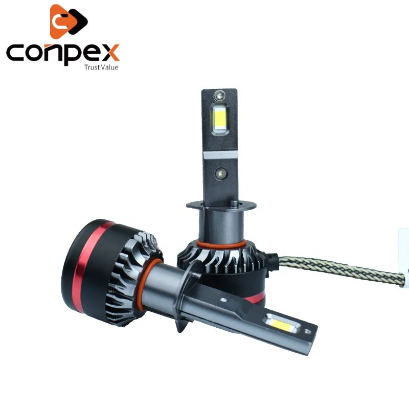 Conpex Auto Led Lighting System Led Headlight Kit Bulbs 45W 55W 90W H3 H7 H1 12V Car Led Head Lights