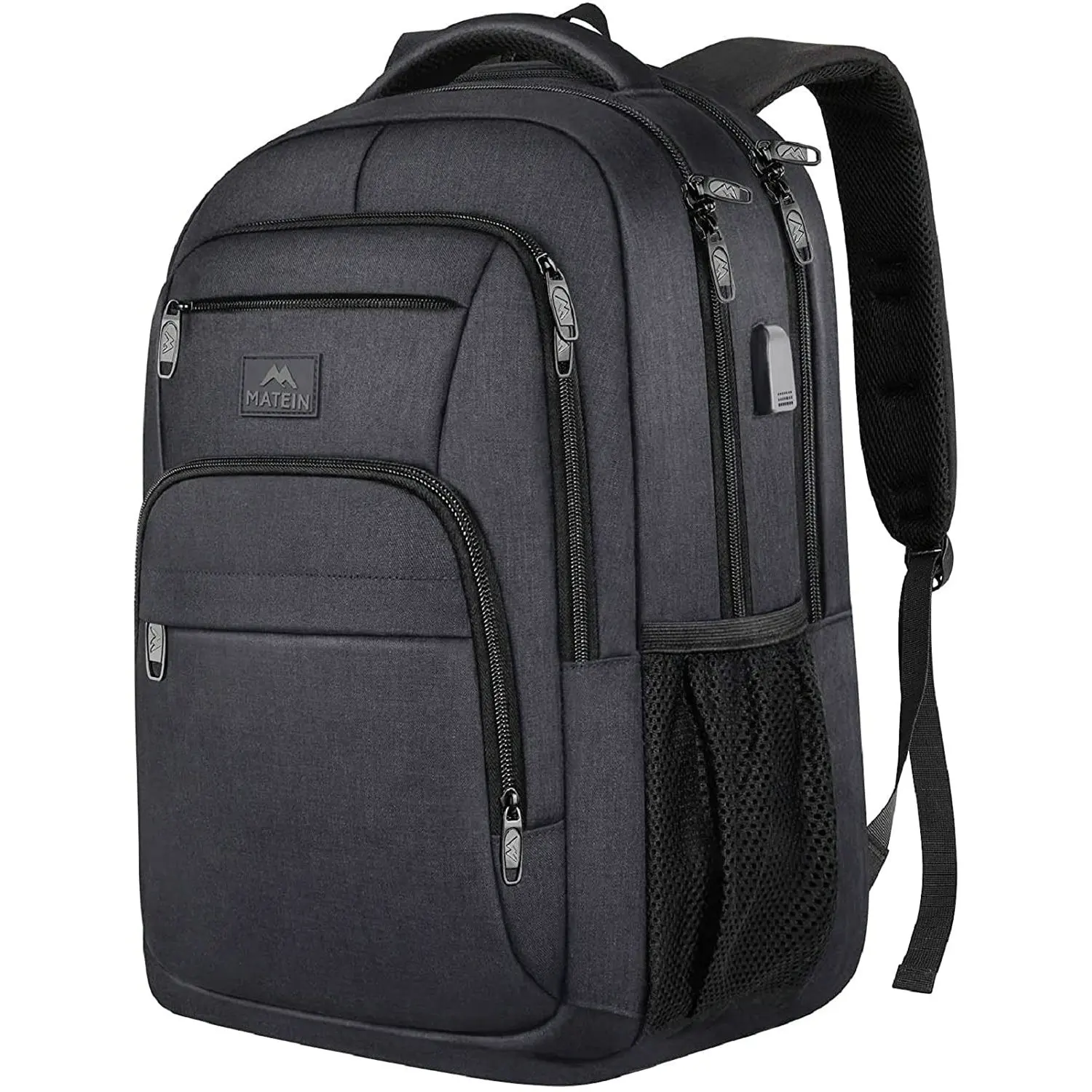 

Custom Logo Polyester Men Mochila Escolar Office Back Pack Water Resistant School Bag Smart USB Anti Theft Laptop Backpacks Bag