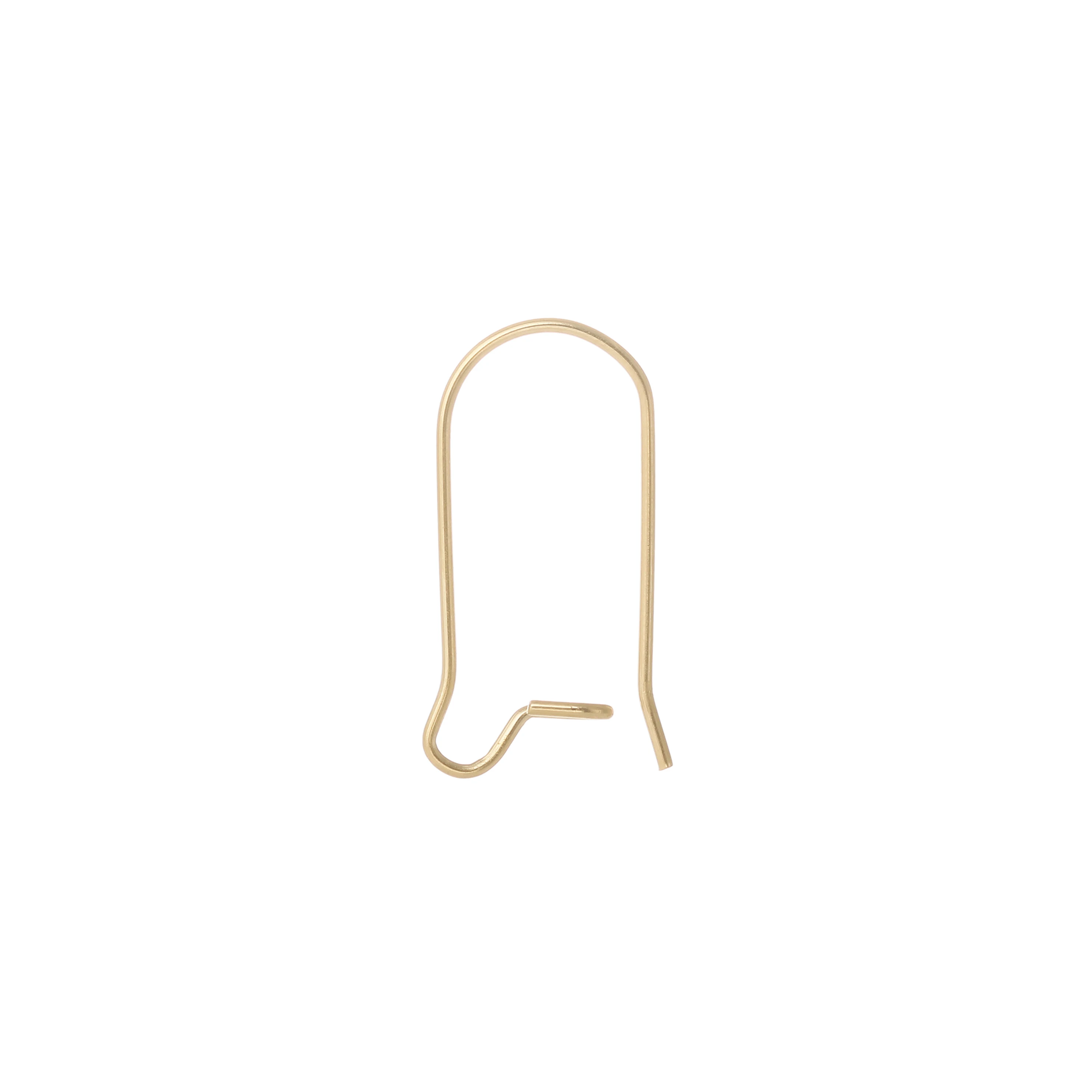 

Minimalist Simple Design Cheap Price Ladies Jewelry Accessories 14K Gold Plated Stainless Steel Button Earring