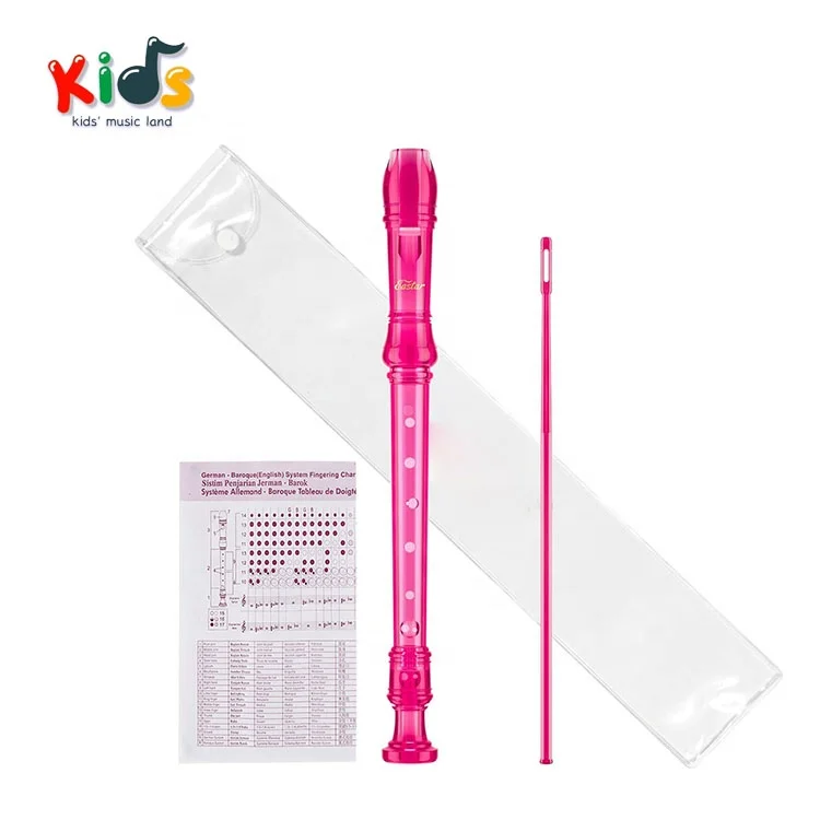 

Foreign Musical Instrument C Key Flugelhorn Bag Newborn Professional Recorder Happy Flute Set, Red,blue,pink,white,green