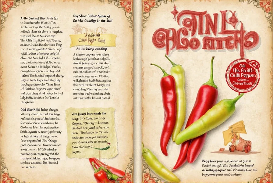 Tiny chili peppers