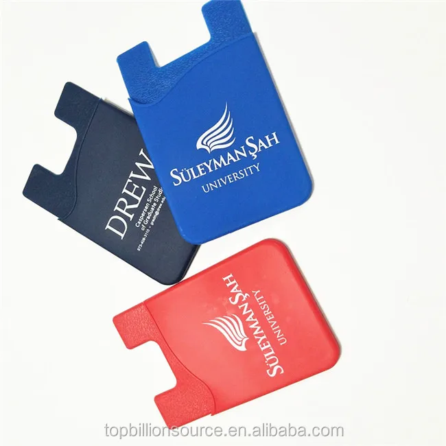 

Adhesive Card Pocket Covers Credit Card Holder Wallet Smart Silicone Phone Pouch
