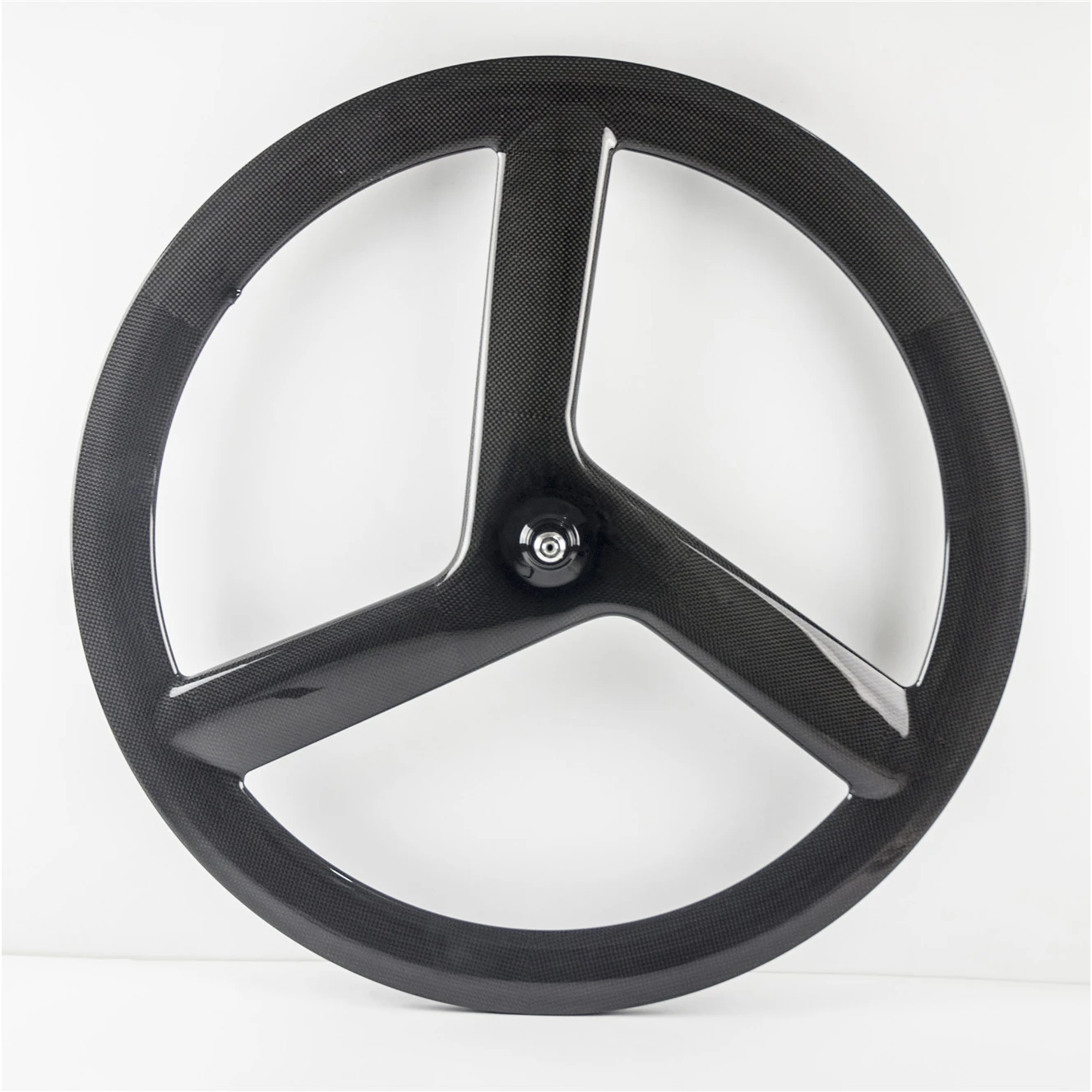 

New Release Carbon Aero 3 Spoke Tri Spoke Tt 700C Wheelset