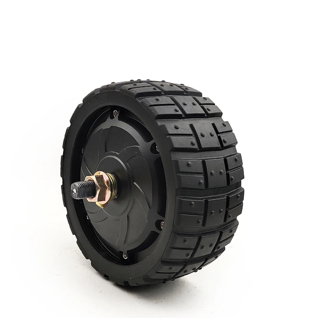 L-faster 350W 6.5 8 Inch Off-road Solid Tire Brushless Hub Motor Fat Wheel