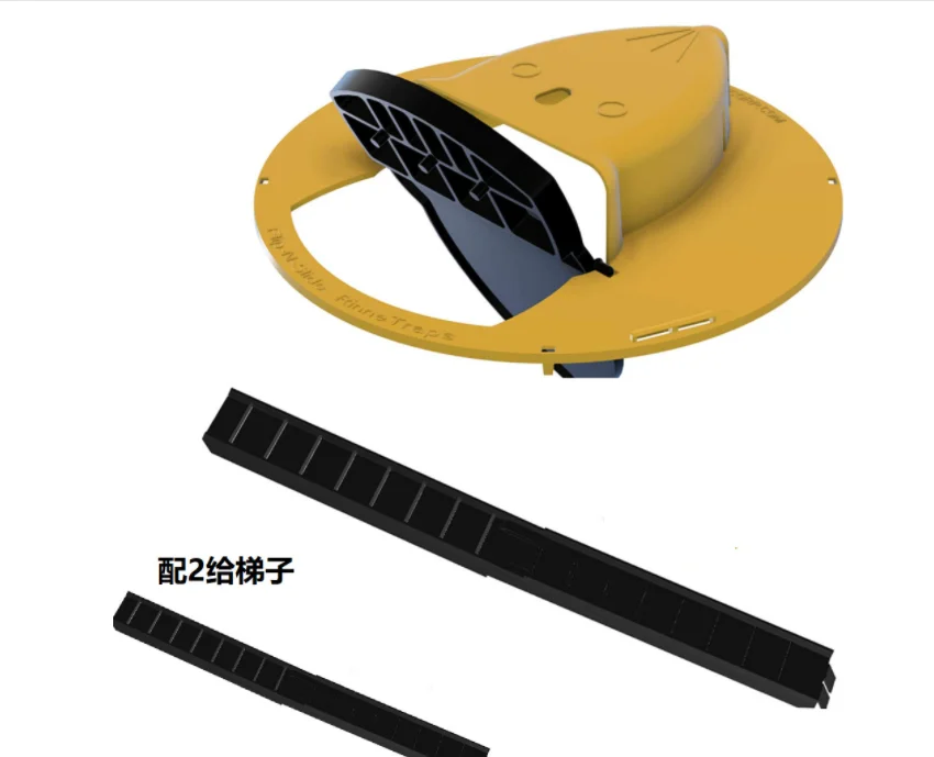 

Reusable Smart Flip Slide Bucket Lid Mouse Rat Trap Mouse Trap No Kill Reset Door Style Rat Trap