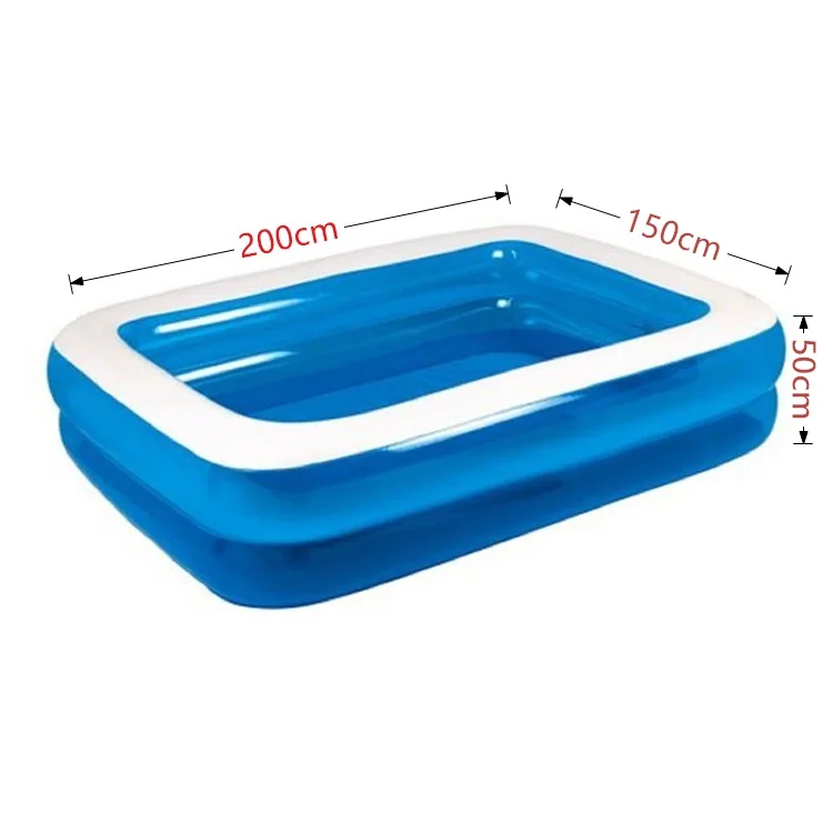 

Infinity White Blue Pool Wholesale Inflatable Swimming Pool 15x48, Blue customized