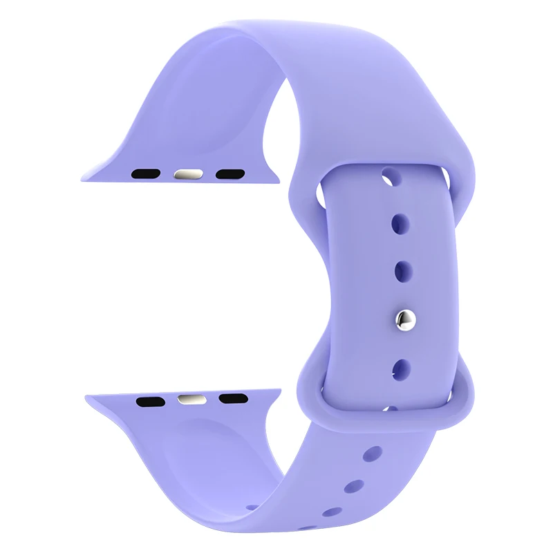 

2023 New Arrival Silicone Smart Watch Accessories Bands Straps For Apple Watch Strap Series 7 Apple Watch Band