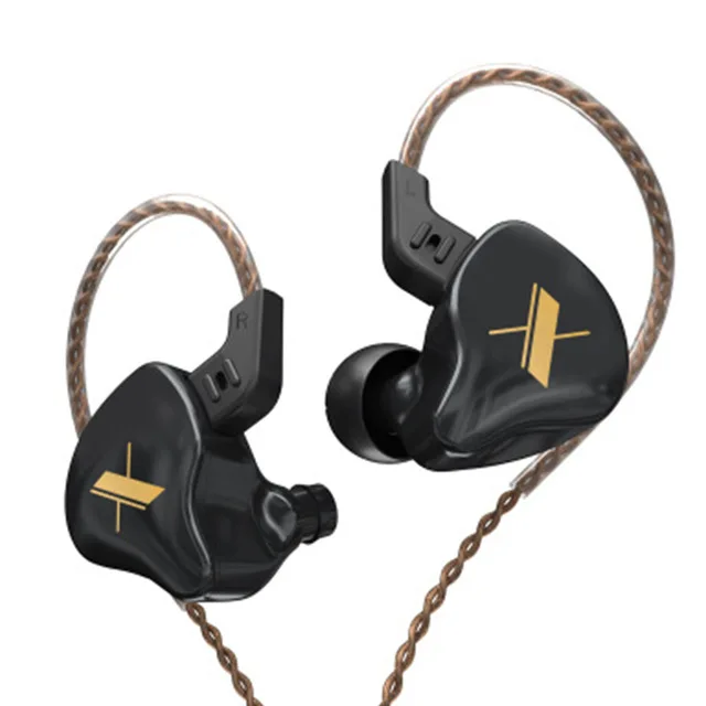 

KZ EDX 1DD Dynamic HIFI Bass In-Ear Earphone Monitor Headphones Sports Earbuds Noise Reduction Headset Black White