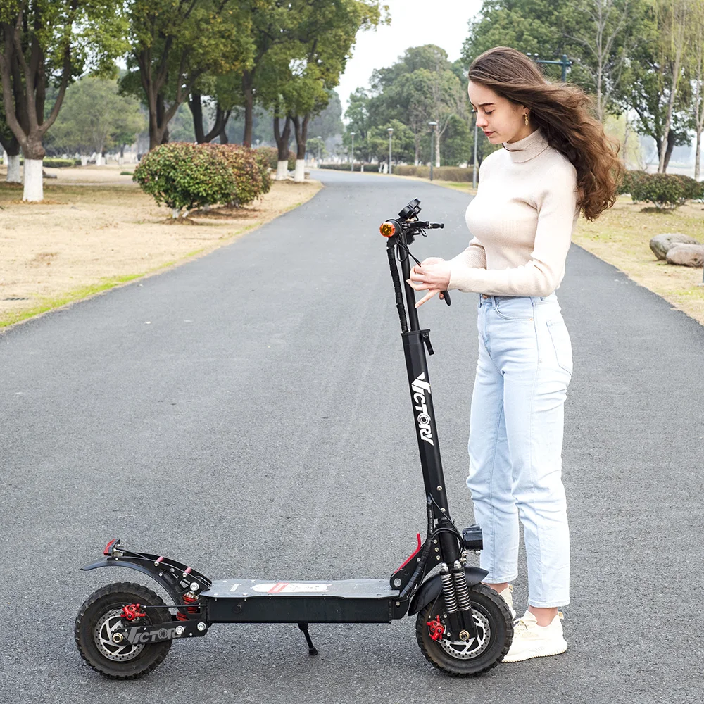 

Promotional Price off road 52V 800W*2 11 inch offroad tire adults electric scooter