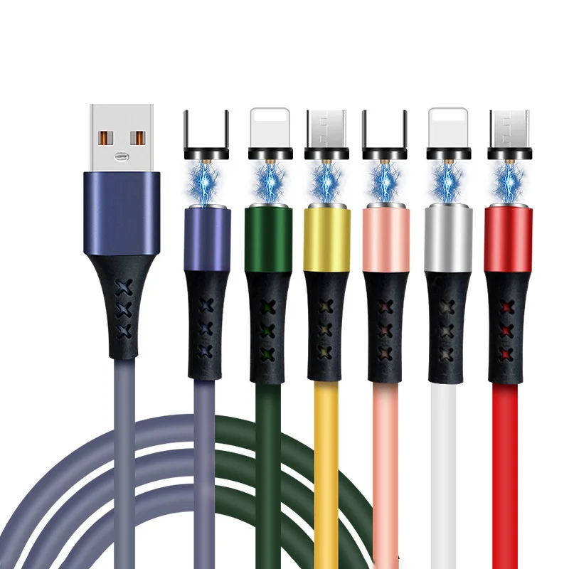 

Magnetic Micro USB Data cable for Android Fast Charging Mobile Phone Silicon Cable