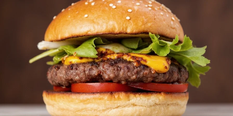 How to make a thumbprint in burger patties