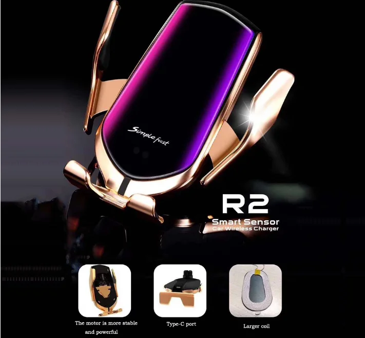 

Original Wireless Car Charger R2, Fast Charging Phone Holder Mount in Car ,Fast Wireless Car Charger,Phone Holder, best quality