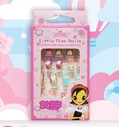 

New Style kids false nails press on nails for kids