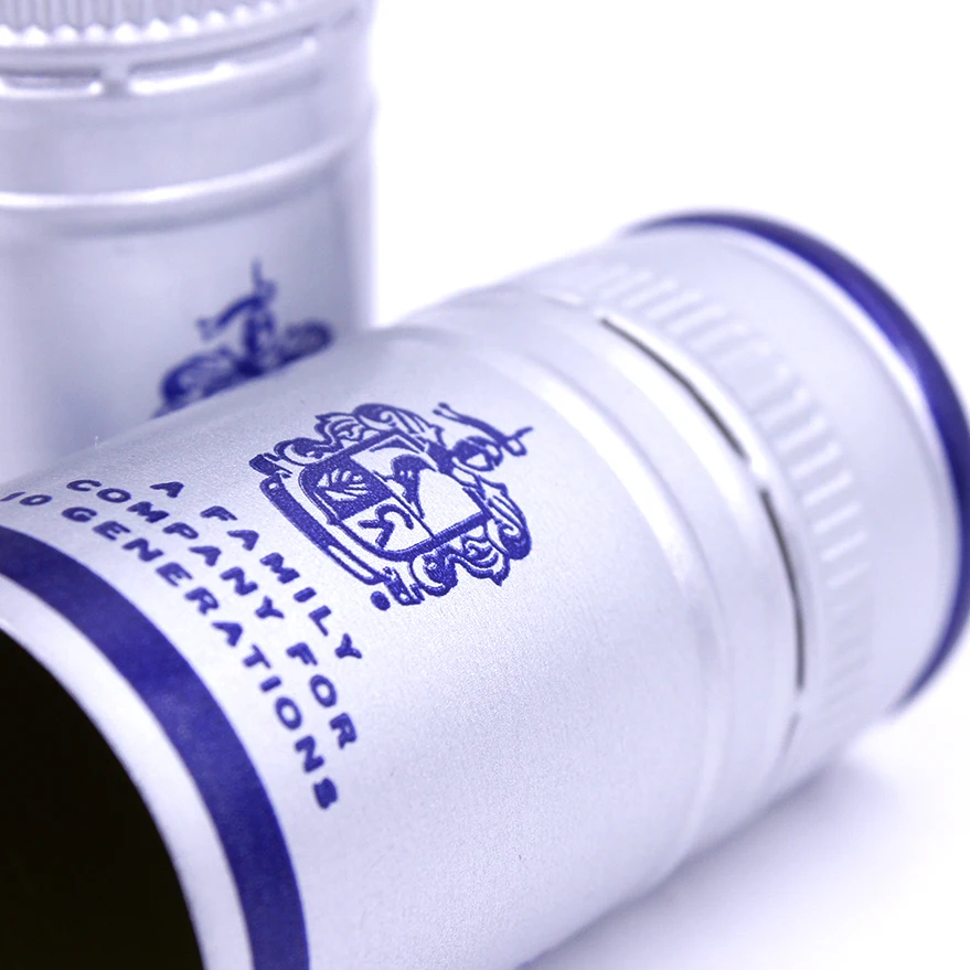 Nonrefillable Spirits Caps Closure 30*35mm 33x47mm Gpi Aluminum Screw Ropp Gin Vodka Whiskey