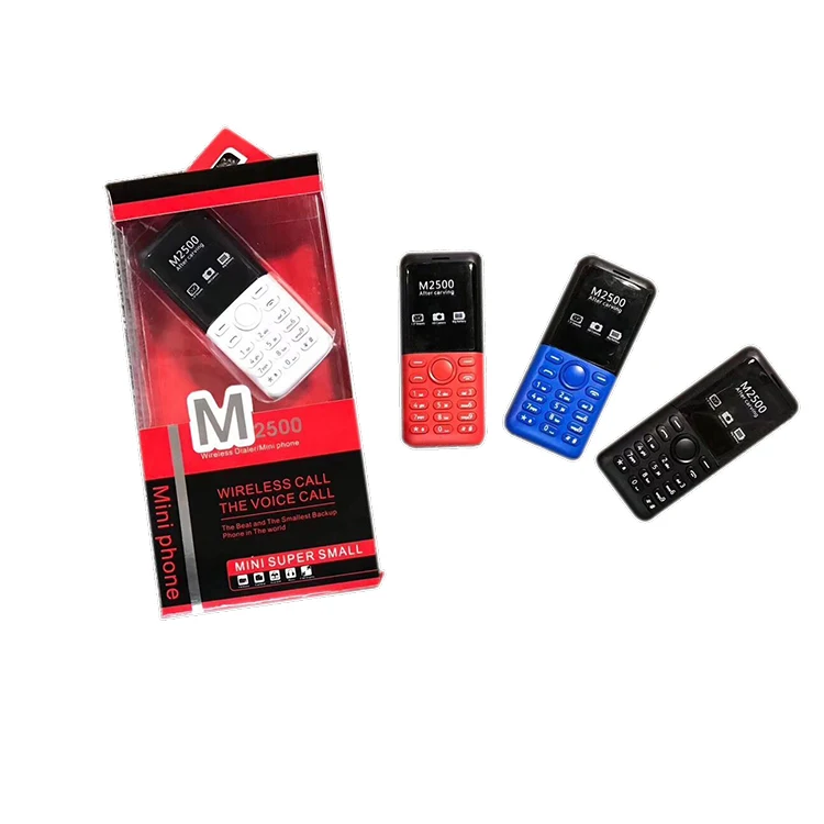 

Ready stock quad band small phone mini cellphone 2500 with camera, Black blue red white