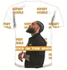 YWLL Nipsey Hussle Hip Hop Soft Tees 3D Full Printing Short Sleeve Singer Nipsey Hussle T shirt