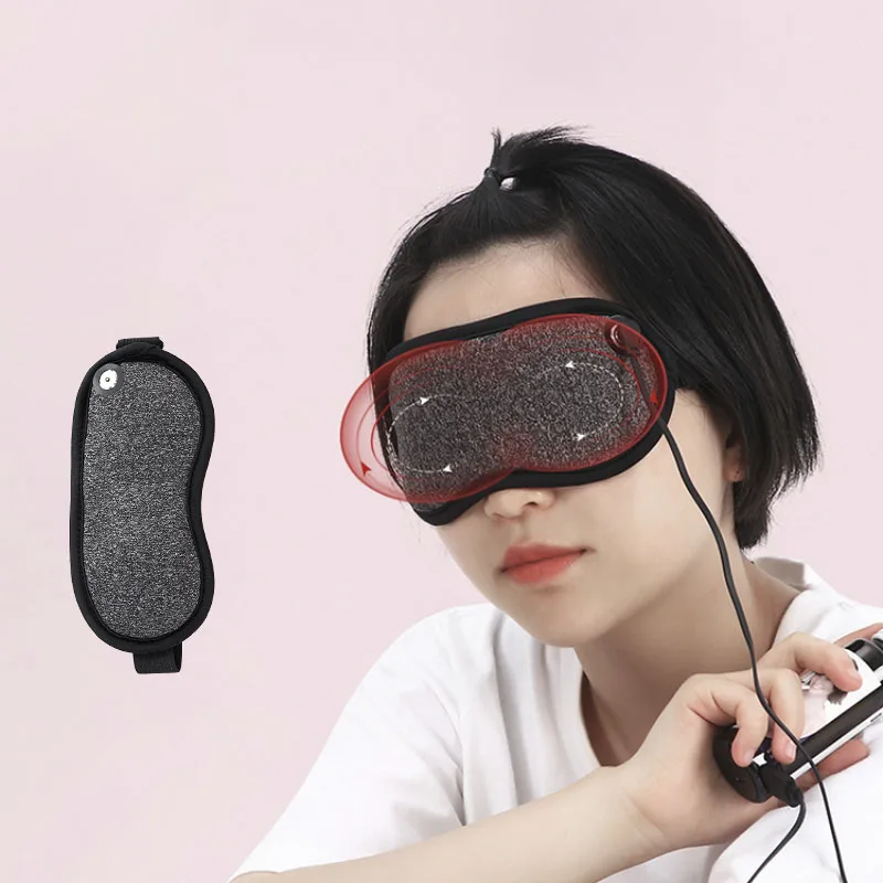 

2021 Reusableusb Electric Hot 3D Satin Silk Eyemask Heating Steam Sleeping Eye Mask