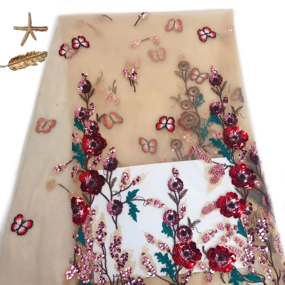 

Skull Trimming High End Fabrics and Luxury Fabric Lace Glitter