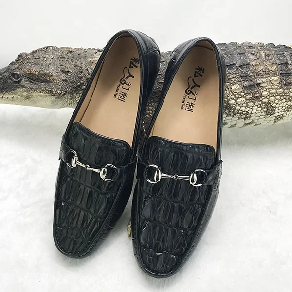 

New arrival luxury crocodile skin Leather handmade custom shoes trend Dress Shoes & Oxford