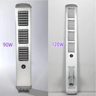 高品質 30 ワット 60 ワット 90 ワット 120 ワットスマート統合 led ソーラー街路灯