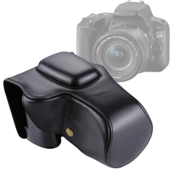 High Quality Durable Full Body Camera PU Leather Case Bag Camera Bags for Canon EOS 200D