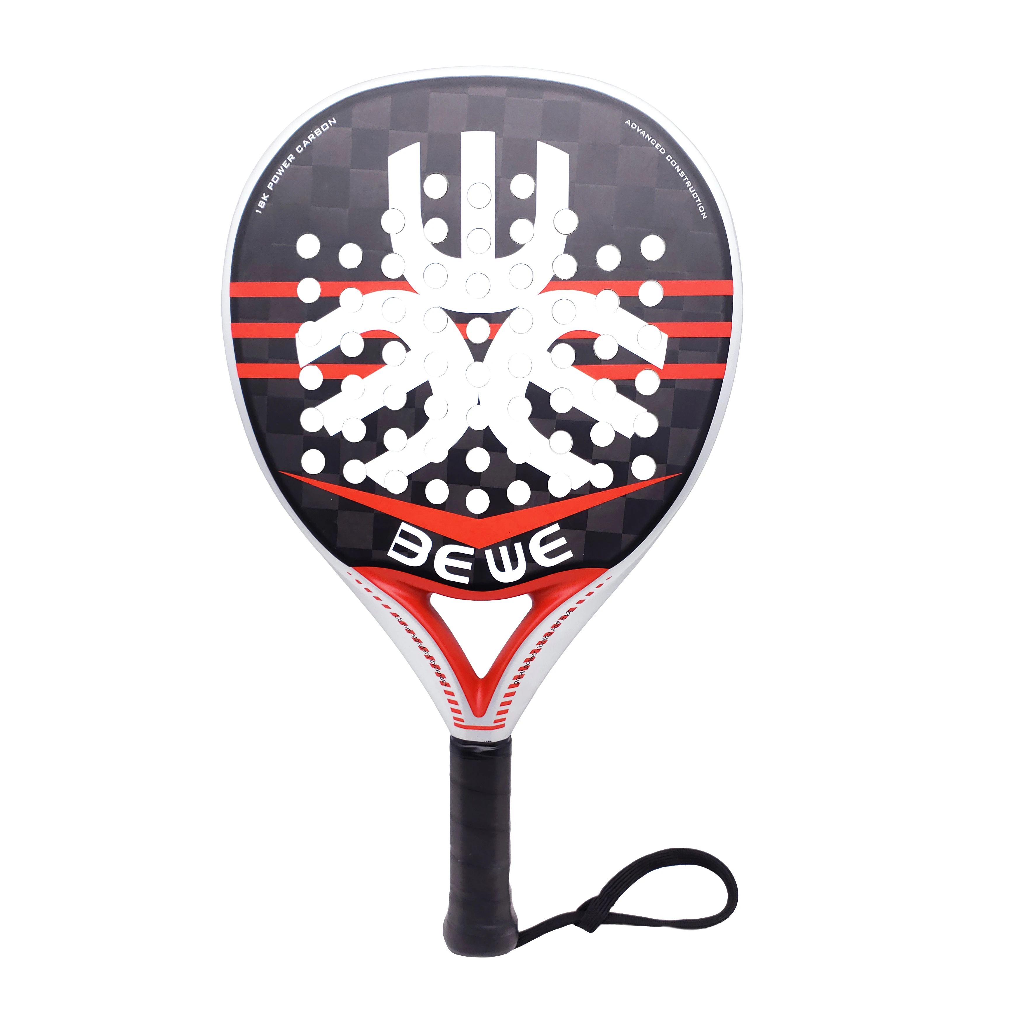 

BEWE 2021 High Quality Customized Popular Full 18K Carbon Padel Racket Padel