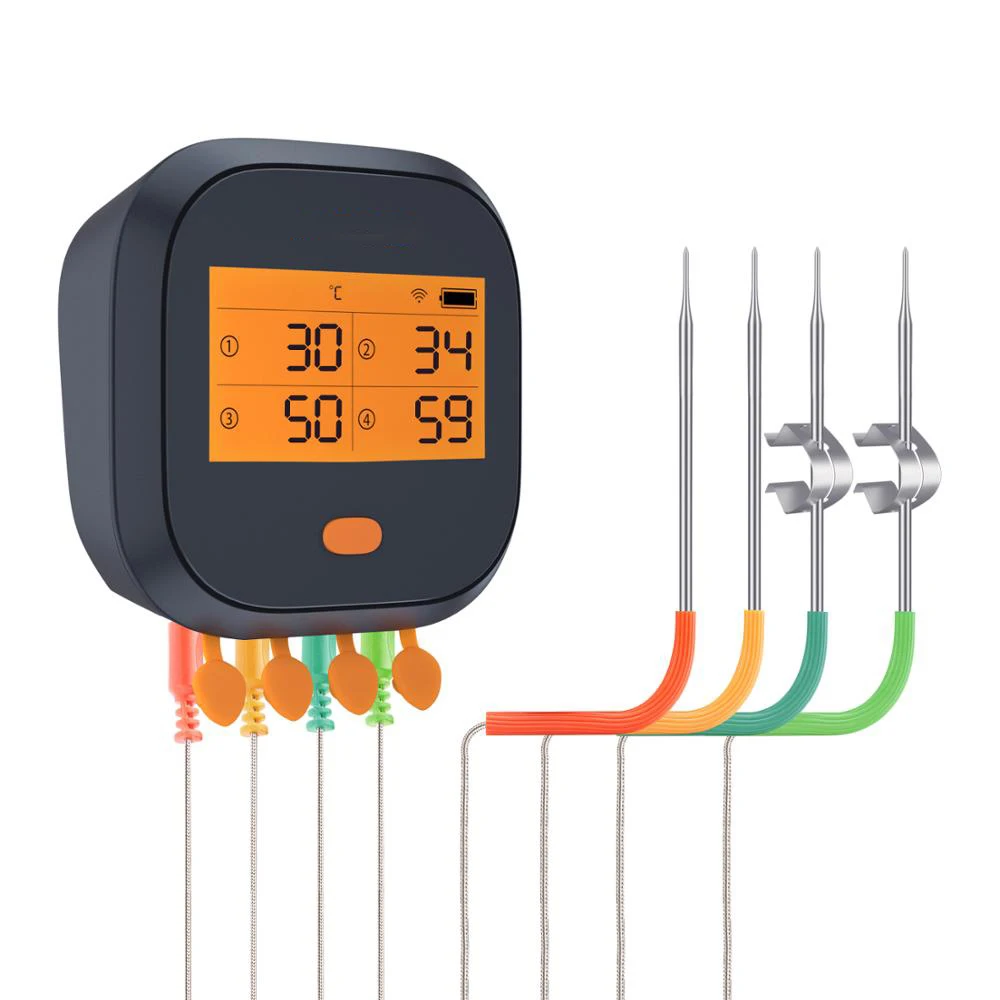 

IBBQ-4T meat thermomerters wifi food thermometer