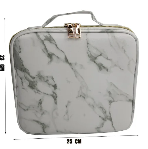 

Custom PU Leather Cosmetic Bag Ladies, Travel Makeup Storage Bag, Marble Toiltery Makeup Cosmetic Bag, Assorted