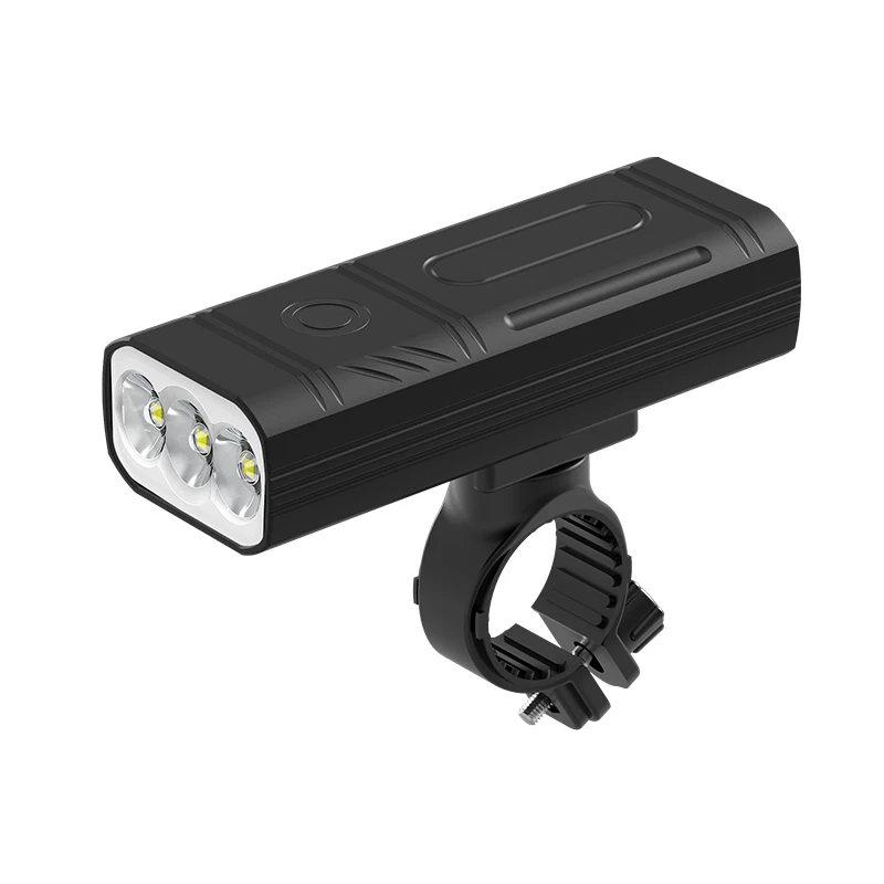 

Cheap OEM High Brightness Bicycle Lights Type-C Bike Light rainproof USB RechargeableLED Cycling Headlight with Power Bank