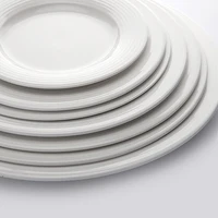 

Wholesale Hotel Collection Ceramic Party Plates Chaozhou Factory Hotel Ware Plate Dinner Set#