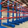Wire shelves heavy duty steel pipe storage long arms metallic double side cantilever racking
