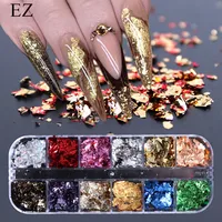 

nail art glitter iridescent foil paper ornament gel nail polish gold glitter designs