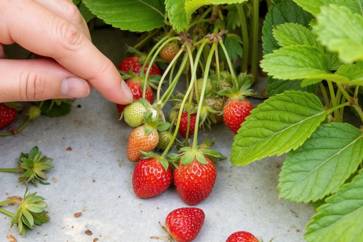 how do strawberry plants grow