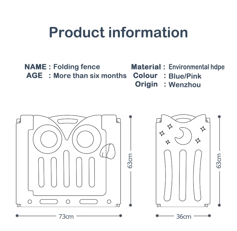 Hot Selling Custom Indoor Playyard Luxury Children Cheap Play Yard Kids Portable Foldable Fence Plastic Baby Safety Playpen factory