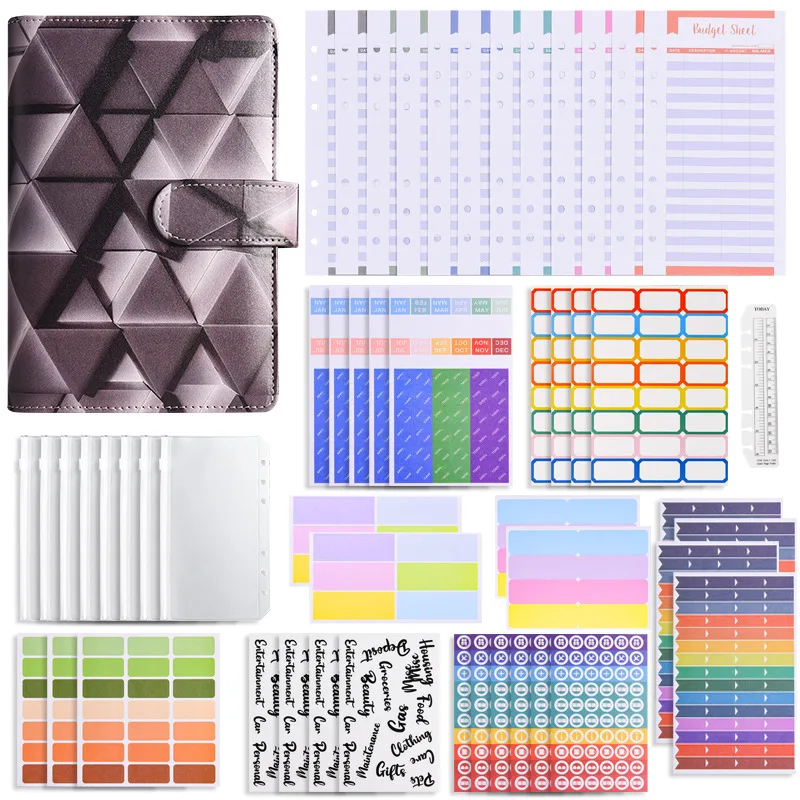 

A6 Budget Binder Set Cash Envelope Budget System Binder Planners With Expense Budget Sheets And Label Sticker