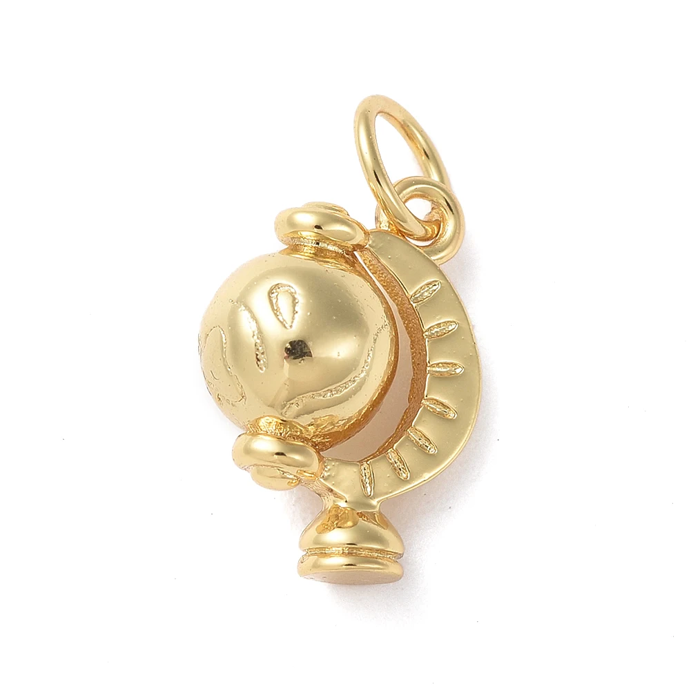 

PandaHall Long-Lasting Plated Tellurion Real Gold Plated Brass Charms