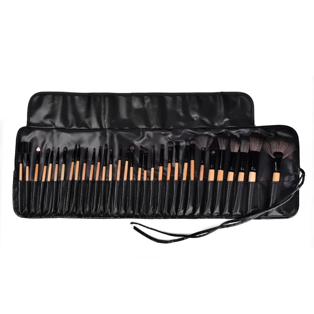 

Wholesale make up brush with bag High Quality 32pcs brushes makeup Professional Private Label Cosmetic Makeup Brush set