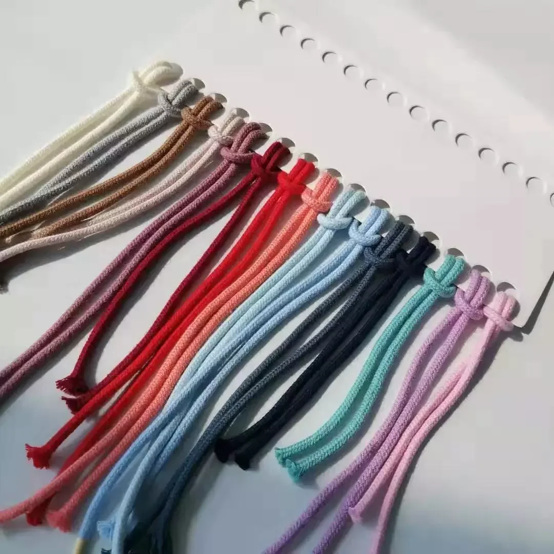 

Spot wholesale braided cotton rope 3mm macrame cord 100m, 26pcs colors