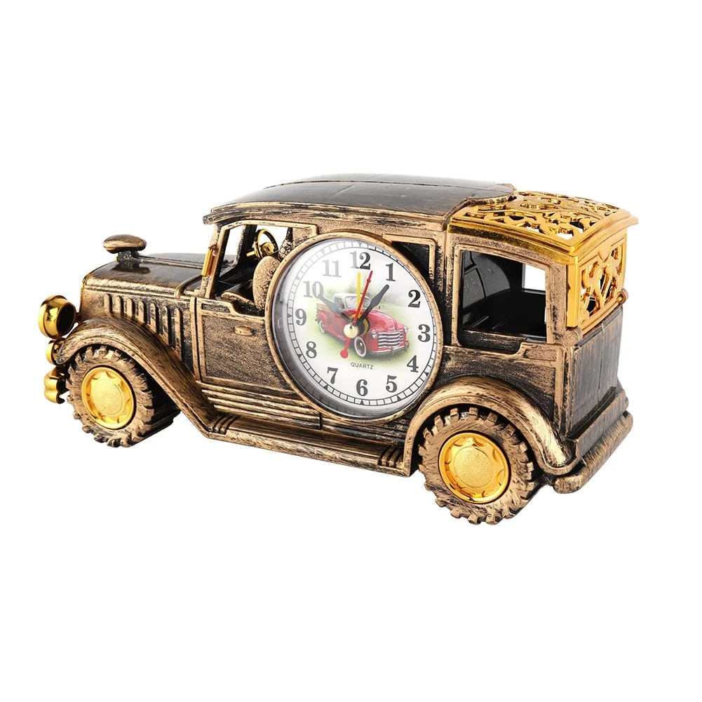 

Multi-function Desk Alarm Clock Classical Vintage Car Digital Clock