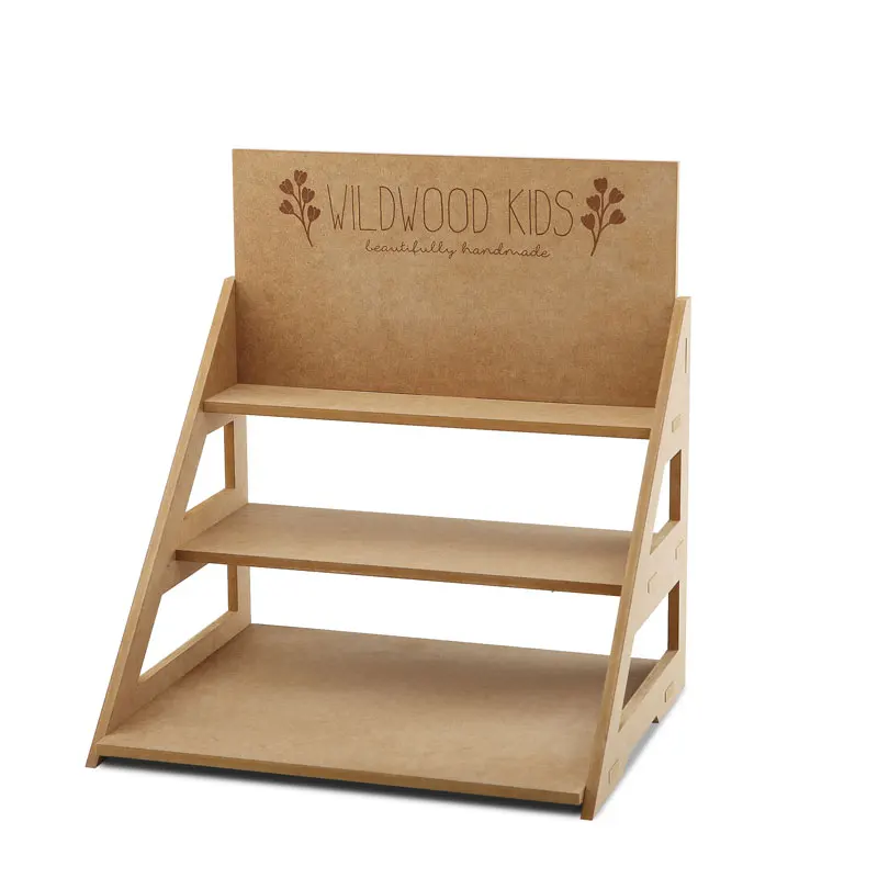 Custom Solid Wooden Storage Shelf 3 Tier Wood Display Stand Buy 3