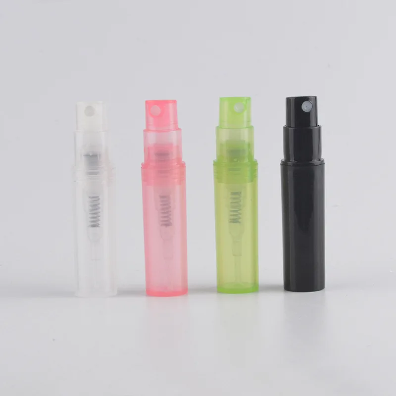 Wholesale  2ml Mini Plastic  Perfume  Atomizer Spray Bottle Pocket Size for Outdoor