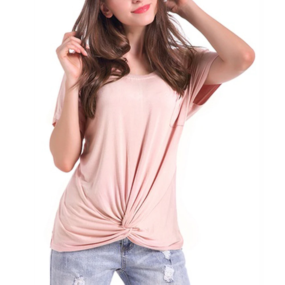 

New Arrivals Custom printing women's T-shirt summer short sleeve casual round neck cheap T Shirt for Women