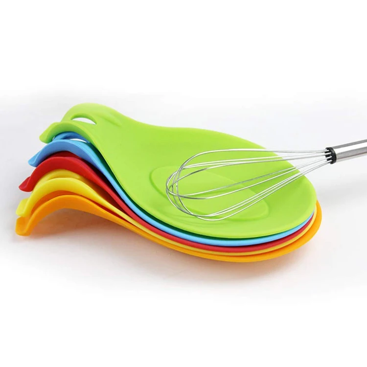 

Silicone Kitchen Utensil Rest Ladle Spoon Holder Silicone Spoon Rest