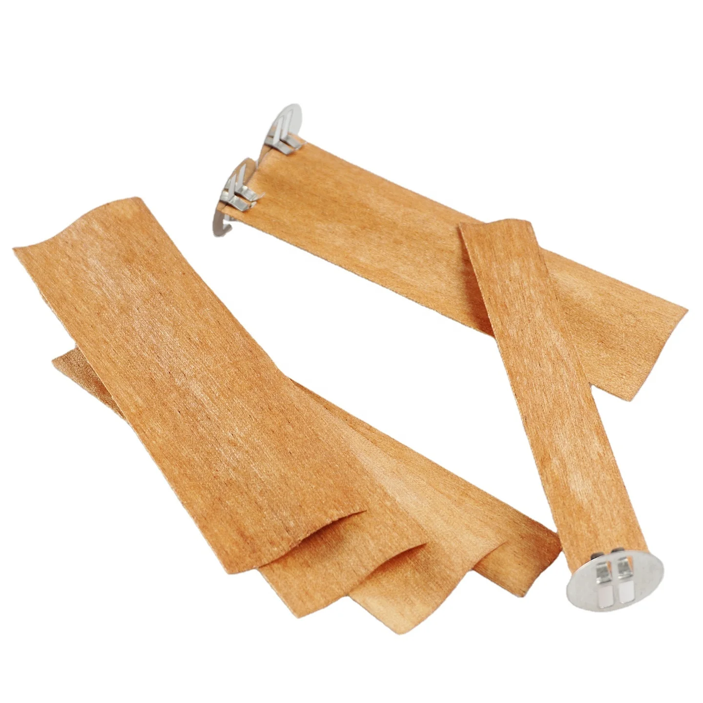 S Shape Ecofriendly Wooden Wicks For Aroma Candle Making Natural