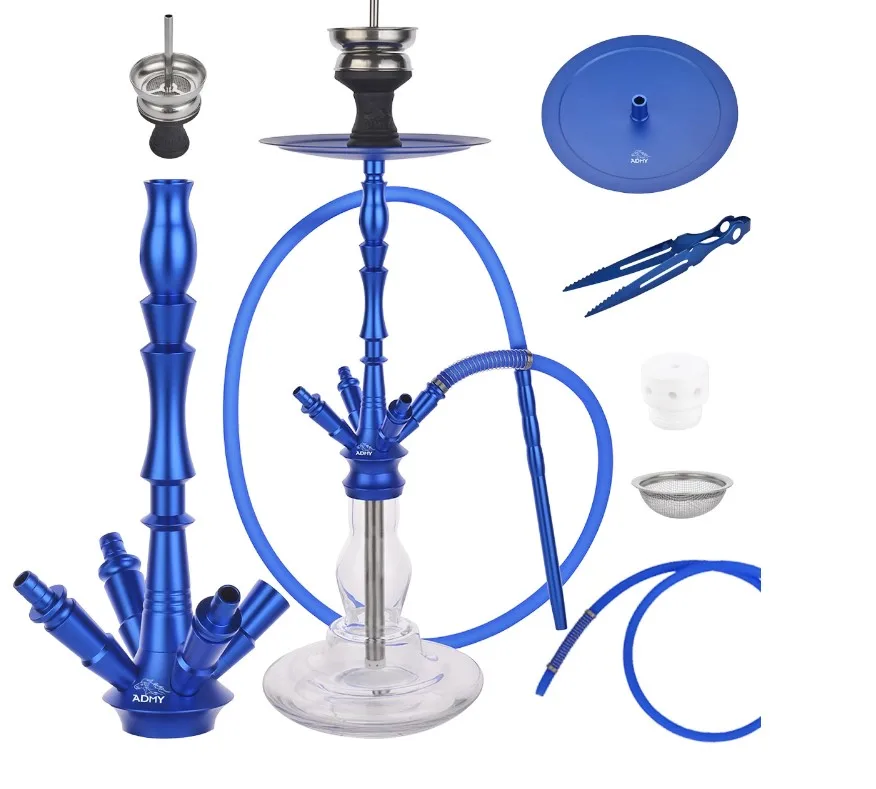 

2020 Modern Disposable Hookah Style Alpha Model Shisha Hookah with Multi-colors Replacement Steam Pipe Smoking Accessory