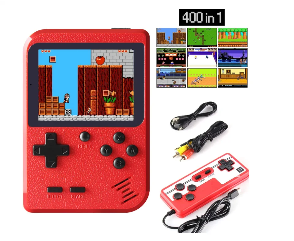 

Handheld Game Console, Retro Mini Game Player, 2.8-inch Color Screen Supports Connection To TV and Rechargeable Battery