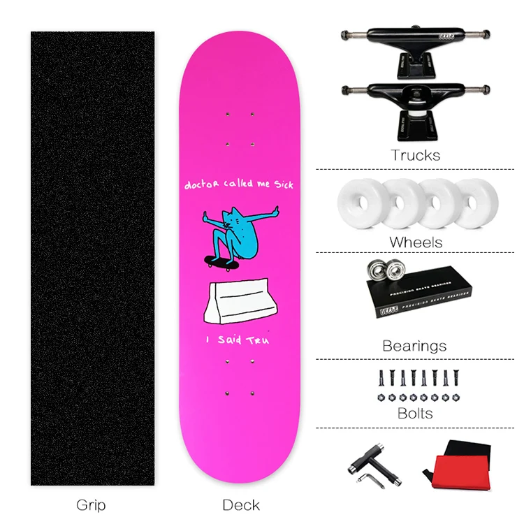 

America Quality Street Skateboard Customized, Customized color