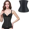 Hexin Black 25 Steel Boned Plus Size Waist Training Priwate Label And Logo Corset Shape