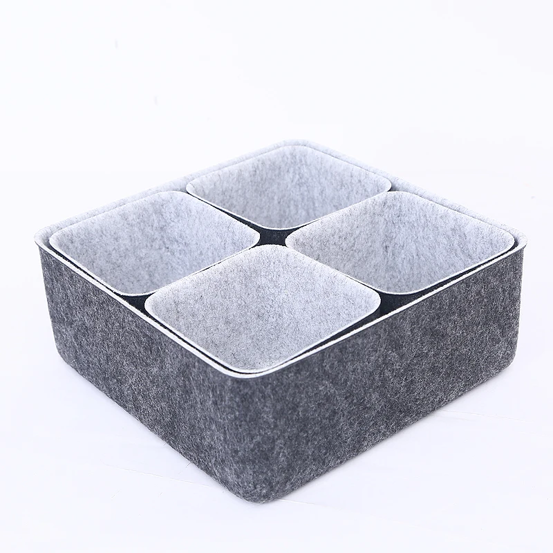 

Wholesale non woven table storage box organizing tin storage box organizer